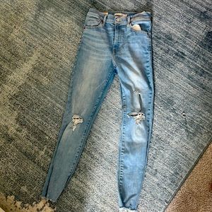 Levi’s premium mile high super skinny jeans